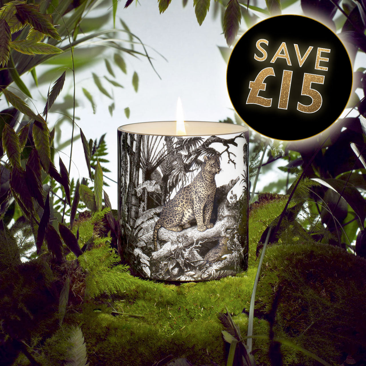 The Jungle Luxury Scented Ceramic Candle