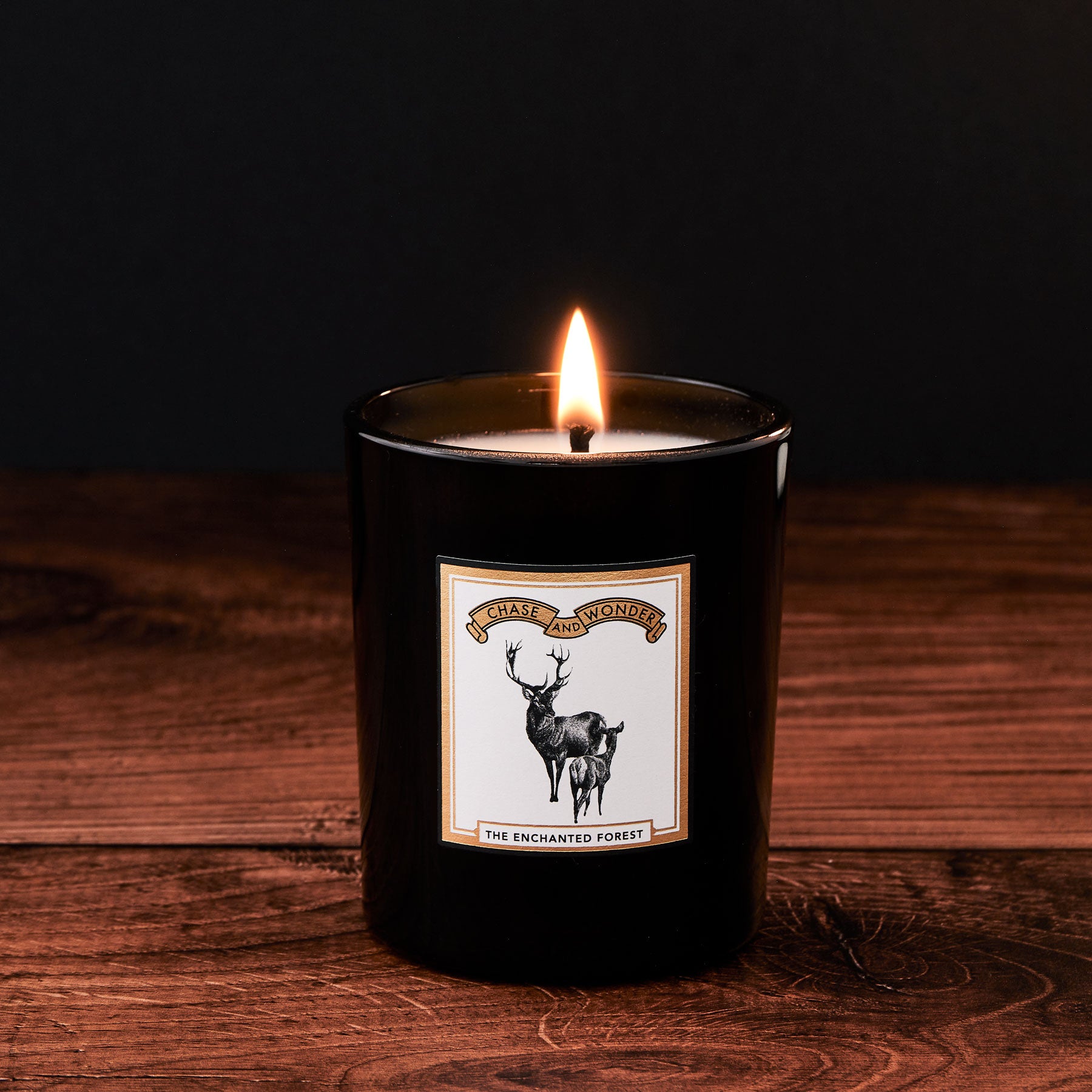 The Enchanted Forest Glass Candle