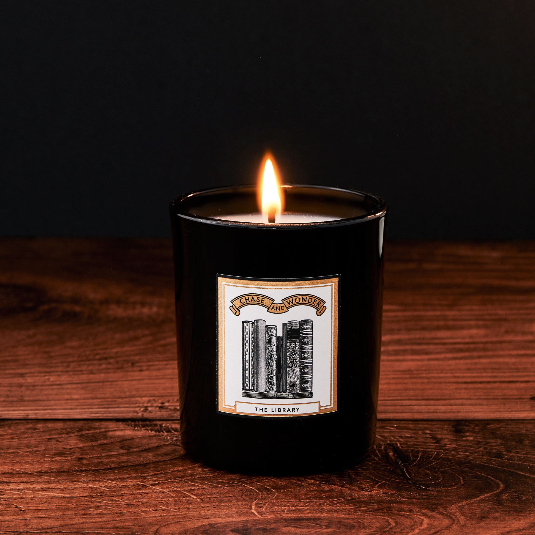 The Library Luxury Scented Glass Candle