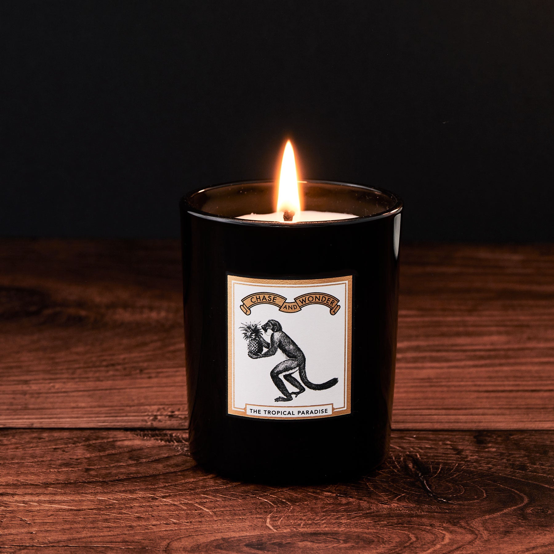 The Tropical Paradise Glass Candle