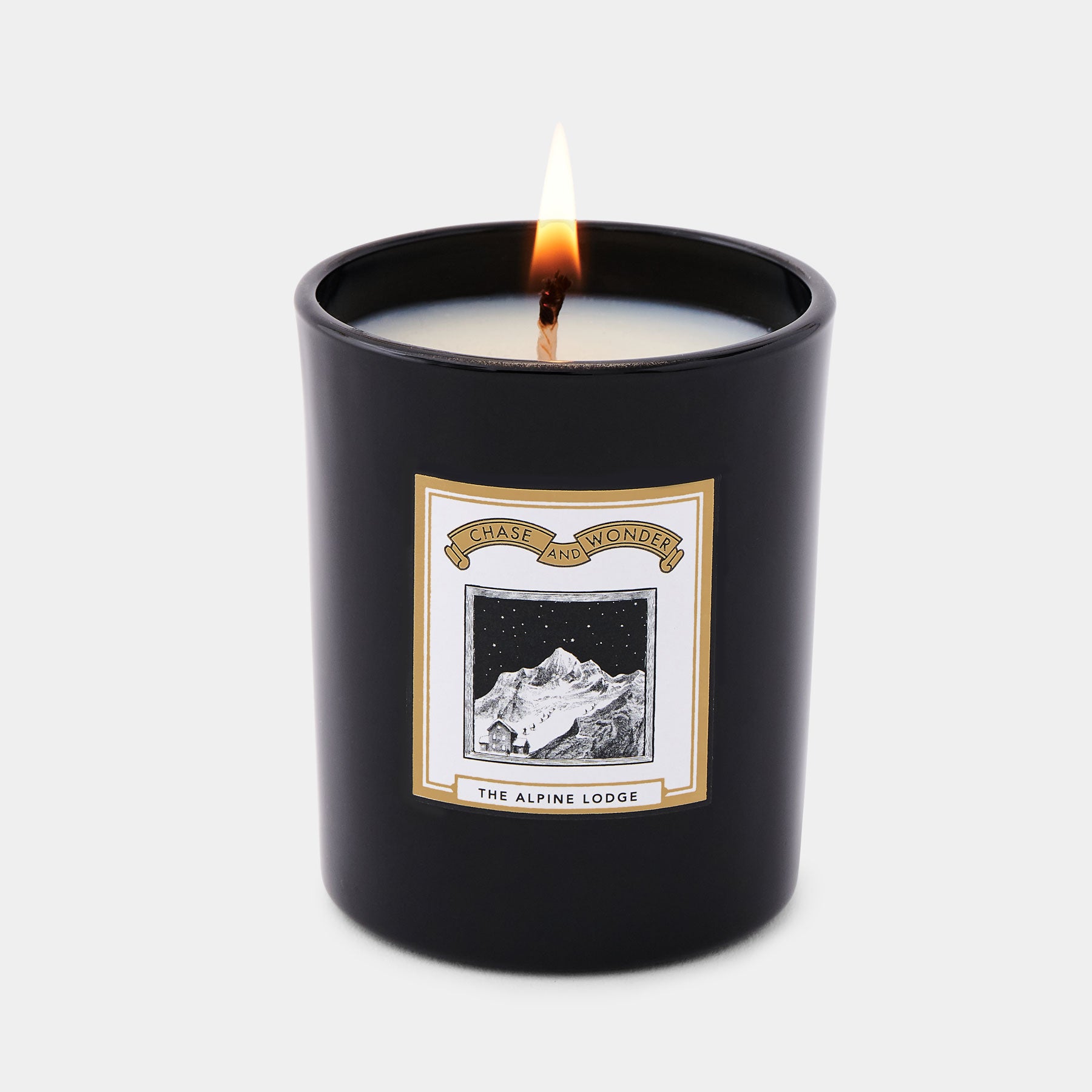 The Alpine Lodge Scented Glass Candle