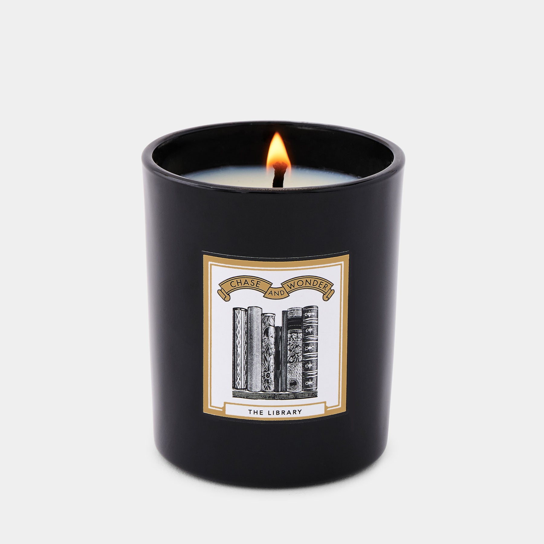 The Library Luxury Scented Glass Candle