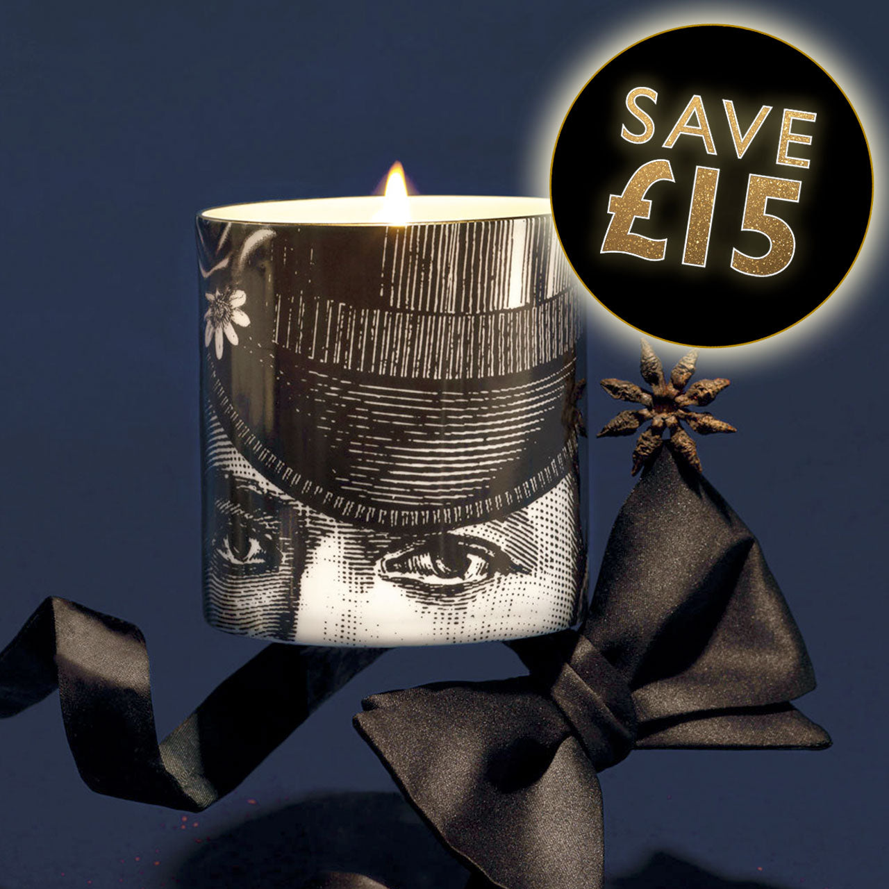 The Dashing Gent Ceramic Candle