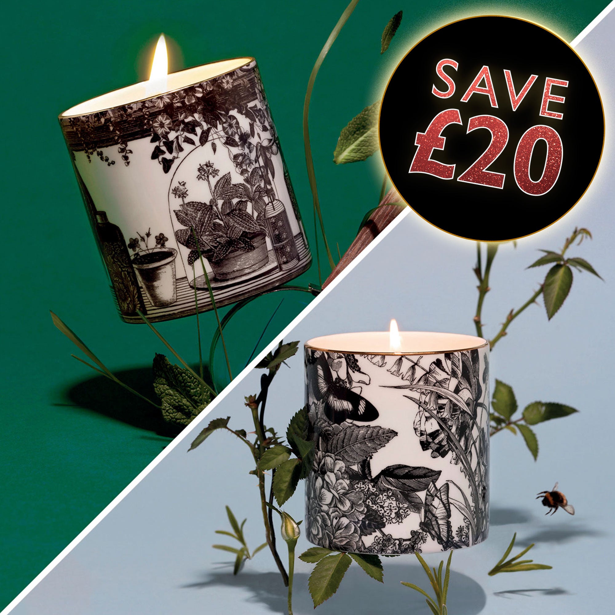 The Gardener's Candle Duo